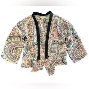 River Islands Girls Multicolor Kimono Top Size 3/4